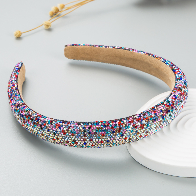 Mode Barocke Sternenklare Strass-schwamm-stirnband Super-flash-trend-kopfbedeckungen display picture 1