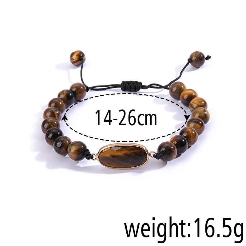 Fashion Geometric Natural Stone Handmade Bracelets 1 Piece display picture 1