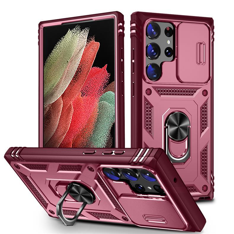 Samsung S25 Ultra Handyhülle Mit Kameraschieber Und Ständer_voghion.com