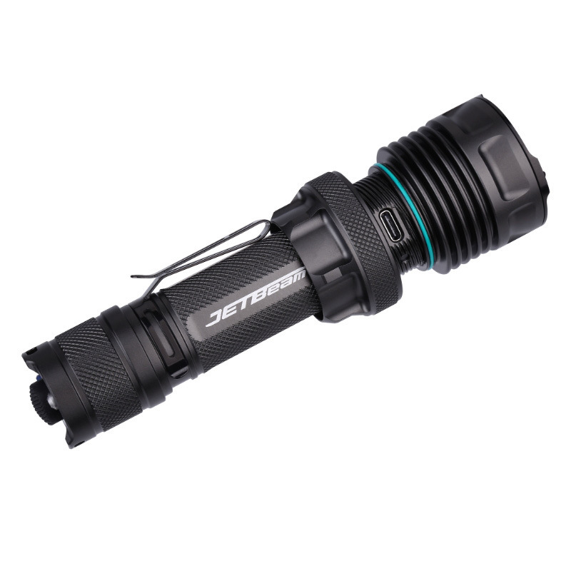 JETBeamジェトミンM37MAX防水强い光远射懐中电灯5000ルーメン70.3 HI LED懐中电灯|undefined