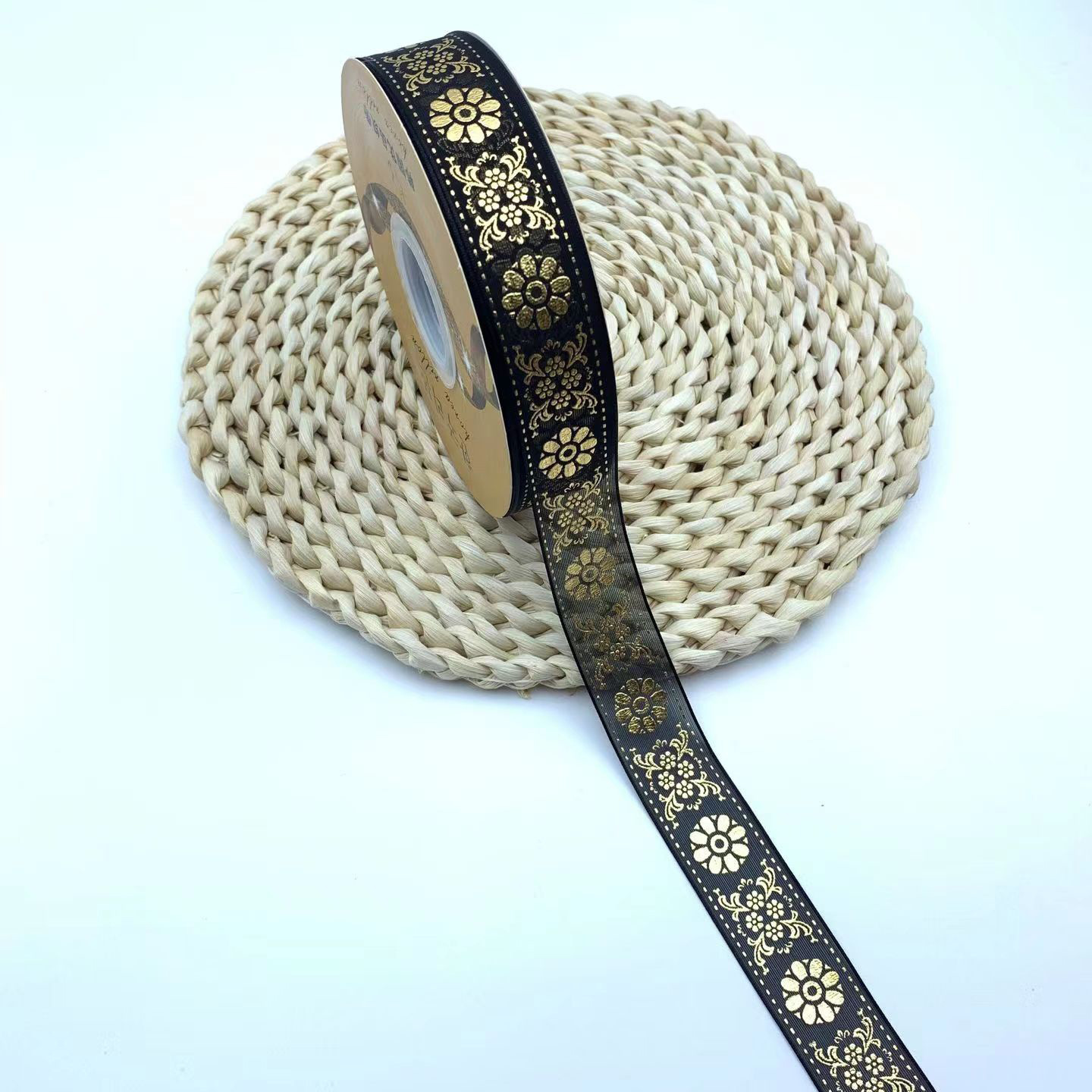 2,5 CM bandeja de barra de cinta de dorado transparente hecho a mano accesorios de bricolaje cinta de color oscuro caja de regalo de flores lote de embalaje