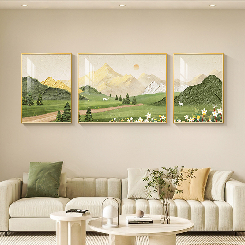 深セン大芬油画村現代シンプルなリビングルームの装飾画|undefined
