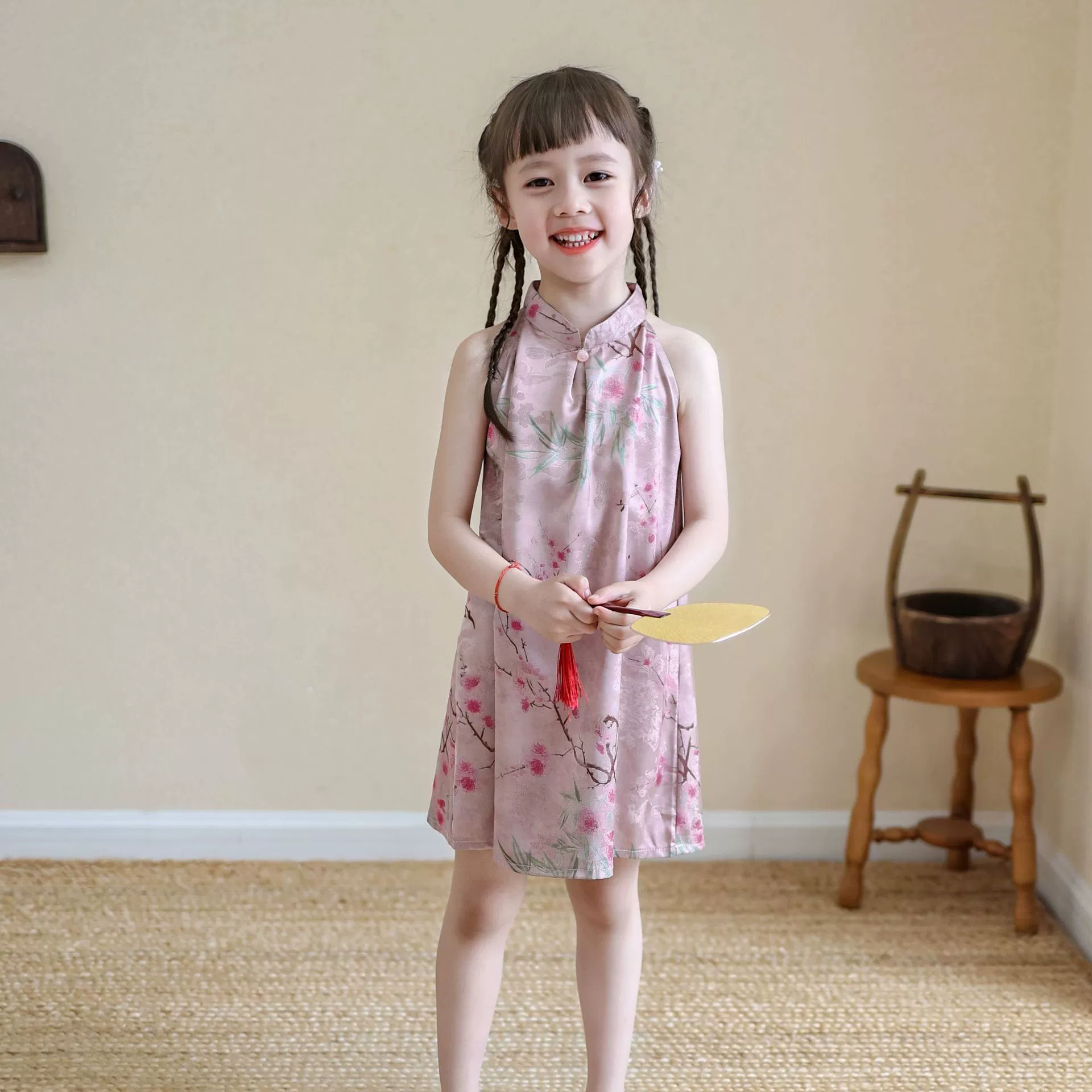 Vest, summer children's Hanfu, cheongsam, Chinese style