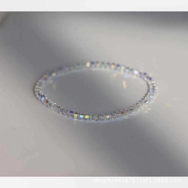 Shiny Bracelet Crystal Bracelet Superfine Girls High Sense Crystal Diamond Bracelet Dopamine Shiny Bracelet Crystal Bracelet Superfine Girls High Sense Crystal Diamond Bracelet Dopamine