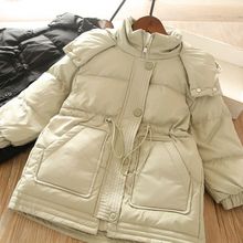 特价清仓女童羽绒服外套冬装白鸭绒童装中长款加厚洋气保暖上衣棉