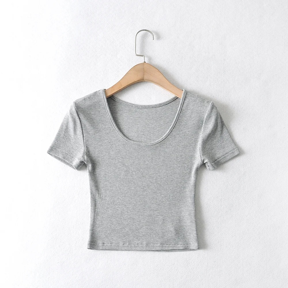 round neck short-sleeved T-shirt  NSAC28192