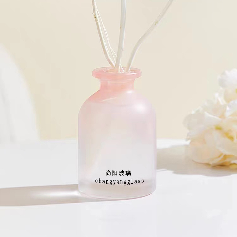 INS de moda botella de aromaterapia botella de fragancia volátil de vidrio fragancia de ratán sin fuego botella vacía de vientre grande SY219