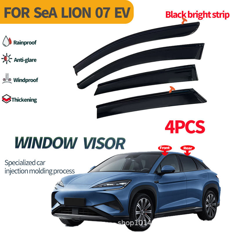 For BYD Sea Lion 07 window rain shield for Sea Lion 07 2024 Window visors