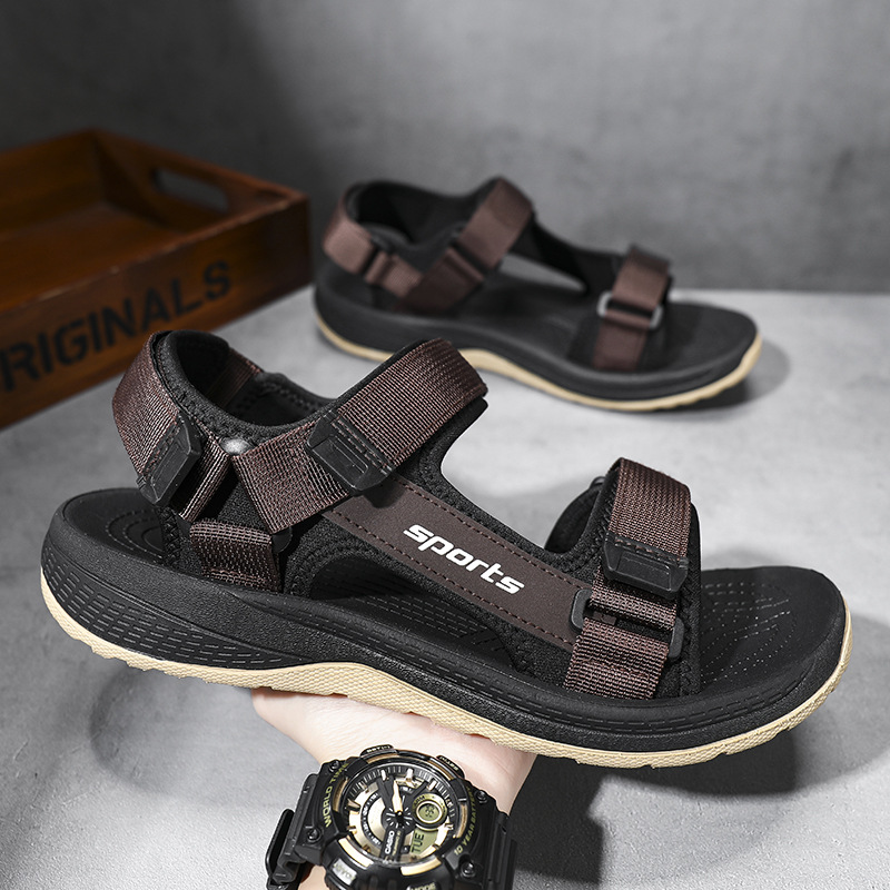2024 verano nuevas sandalias casuales antideslizantes de moda desgaste suave sandalias de hombre
