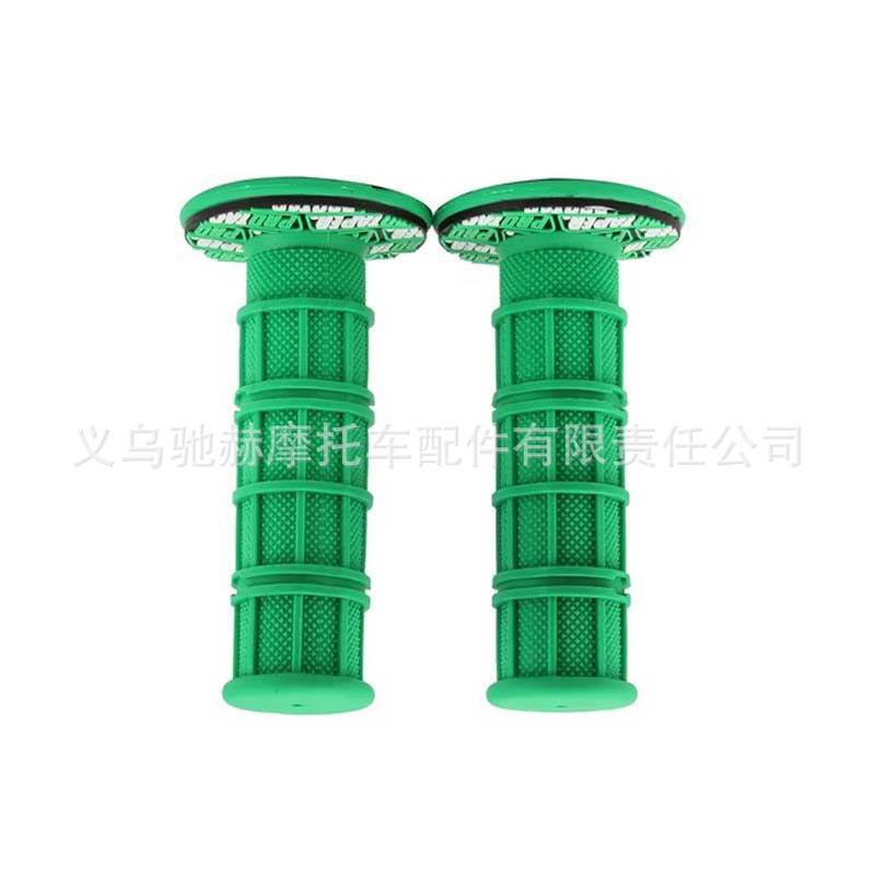 Directly supplied by the manufacturer, 22-24mm single-color modified handlebar grips for off-road motorcycles, shockproof and non-slip throttle grips