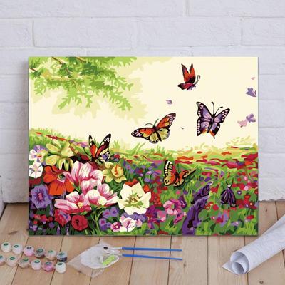 Digital painting diy Manufactor wholesale Selling fresh Filling Oil painting Hand drawn Decorative painting European style series