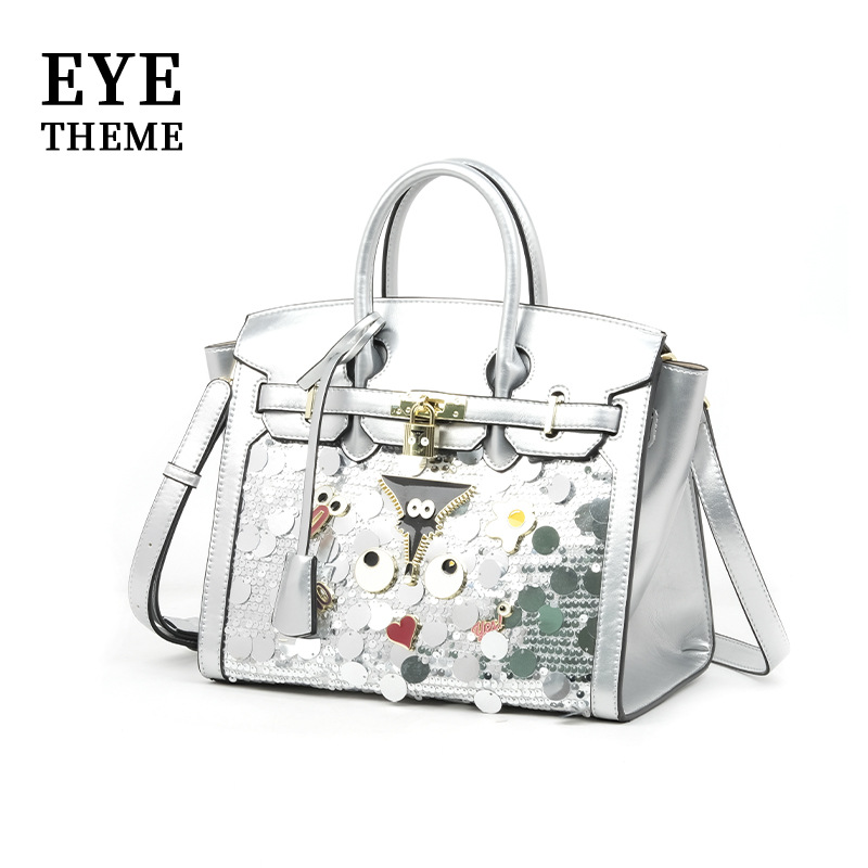 Europa y los Estados Unidos clásicos bolsas de platino para mujeres bolsas de plata portátiles nobles bolsas de estilo 2786 #