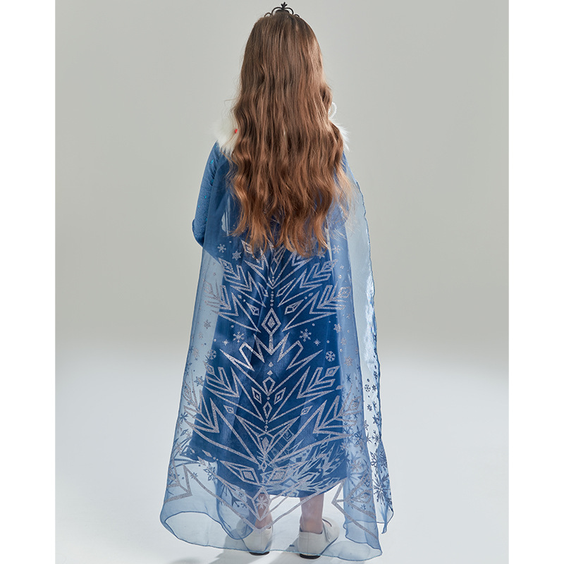 Frozen niños vestido al por mayor de Europa y América Halloween niñas vestido Elsa rendimiento ropa princesa campana vestido