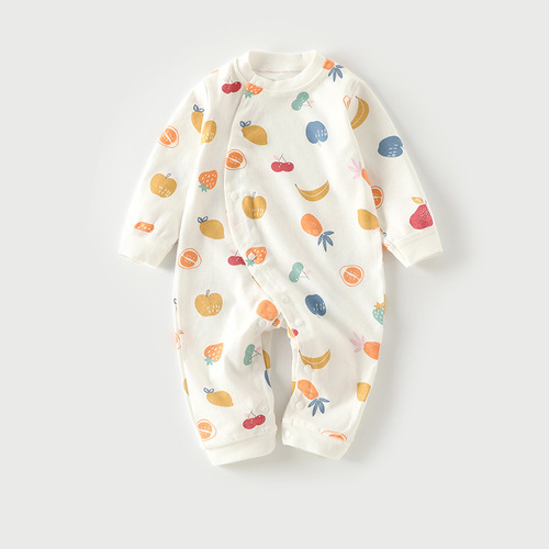 Baby clothes for spring and autumn, newborn bottom crawler suit, autumn sleepwear, ultra-cute baby onesie, dropshipping