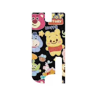 Mat Accessories Waterproof Silk Ring – Electric vehicle foot mat - emma-bubble-black-cartoon-bear