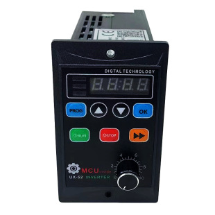 Small Vector Frequency Converter Three-Phase Asynchronous Motor Speed Regulation T13-750W-12-H Single-Phase 220V to 380V