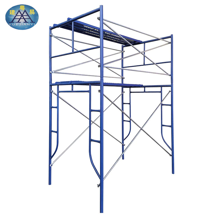 厂家直供建筑工地装修移动脚手架 广东现货门式脚手架