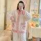 Women's Autumn and Winter Nightgown Coral Fleece Donald Duck Pajamas Women's Flannel Outer Long Nightgown Winter New Nightgown
