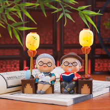 创意新款岁岁常相见小灯爱情结婚纪念日卧室发光夜灯装饰温馨摆件