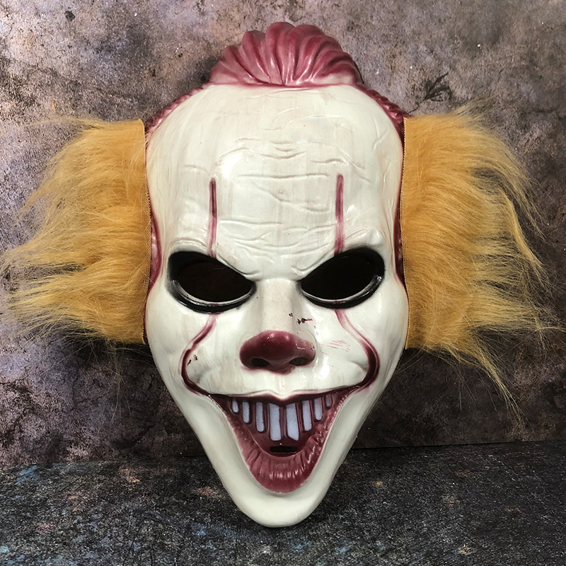 Máscara de Halloween Horror Máscara de cara completa Clown Revival Noche Mascaradas Casa embrujada Guión Matar Cos Propos