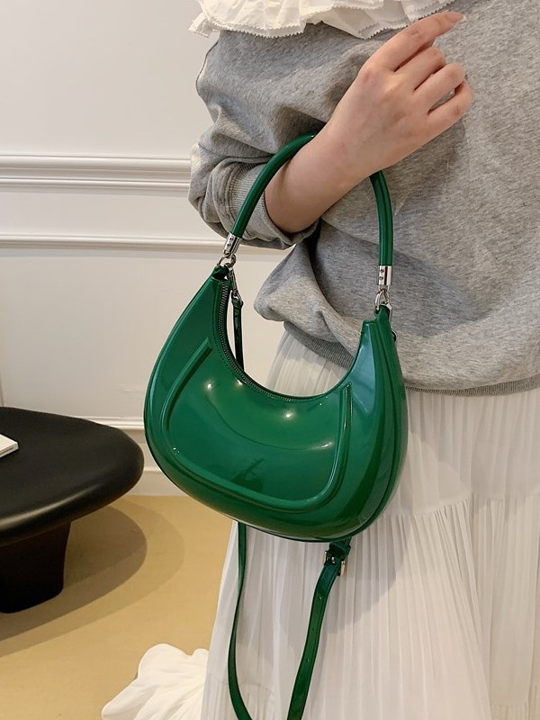 Bolso de luna nueva portátil de alta calidad bolso de mujer 2025 transfronterizo sudeste asiático nuevo estilo color gelatina bolso de mensajero de lujo ligero