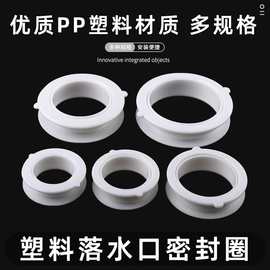 塑料下水口橱柜下水圈水管孔封盖装饰盖穿线孔落水圈开孔盖遮丑盖