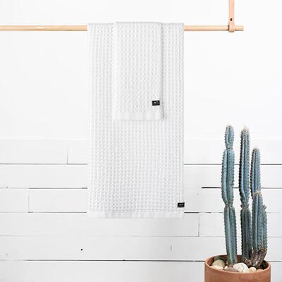 Solid Hive towel Bath towel suit Cotton black and white lovers Waffle take a shower Washcloth Face Towel Manufactor wholesale