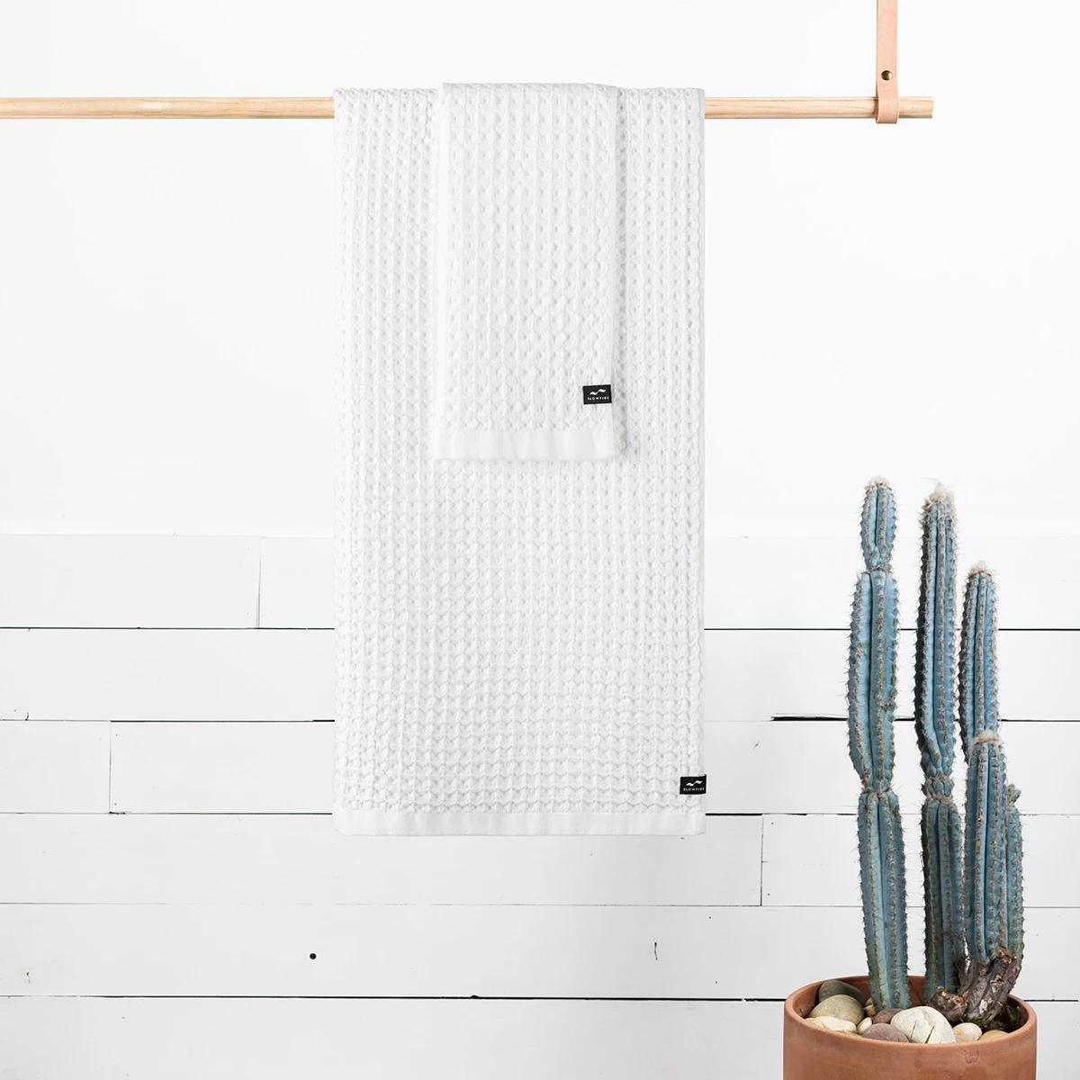 Solid Hive towel Bath towel suit Cotton black and white lovers Waffle take a shower Washcloth Face Towel Manufactor wholesale