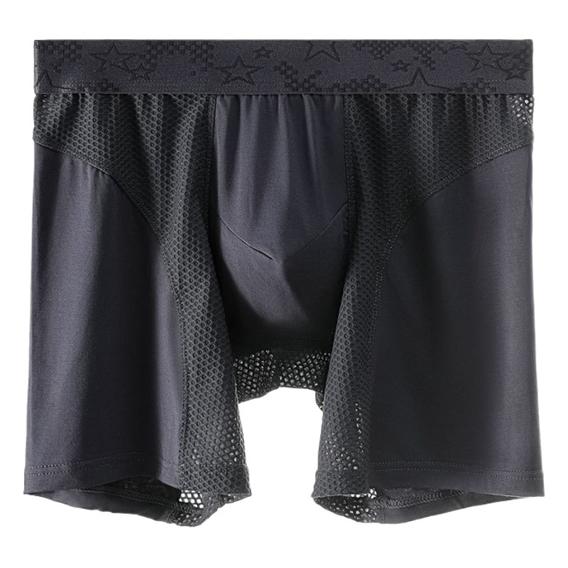 Elementos austriacos calzoncillos deportivos largos para hombres calzoncillos boxer piernas antidesgaste corriendo pantalones cortos de cuatro esquinas de gran tamaño bragas de entrenamiento