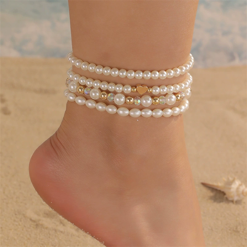 Любовные ножные цепи легкие и роскошные украшения высокого уровня