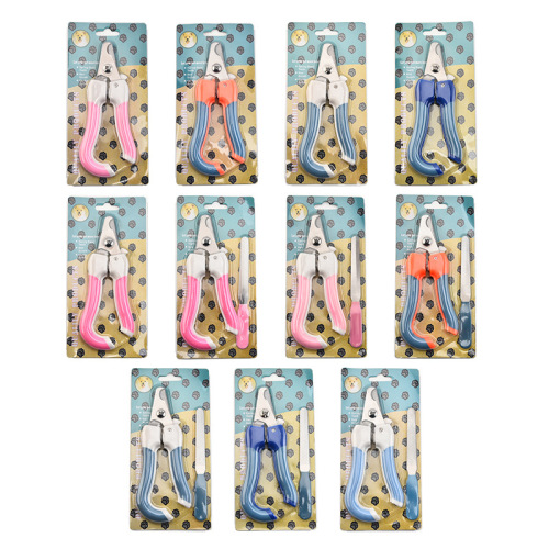 Pet nail clippers Stainless steel pet nail clippers Cat and dog nail polishers Pet cleaning and beauty manicure tools