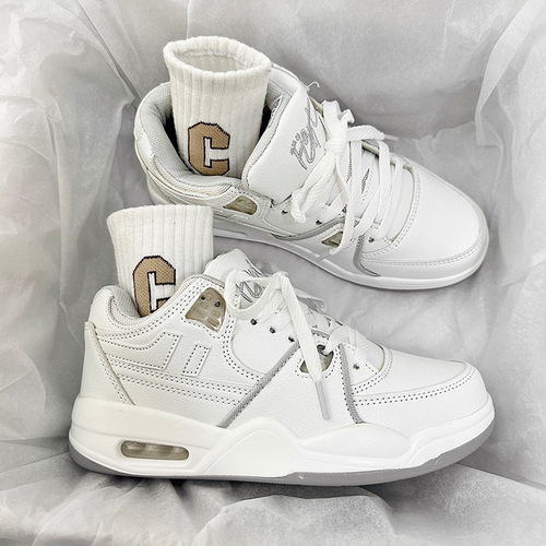 ins street photography spring  new versatile dad shoes couple Hong Kong style casual air cushion running sneakers for men and women