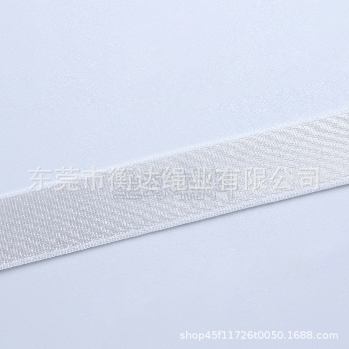 Blanco y negro en stock 0.8 ~ 4cm bra de mujer cinturón de hombro de ropa interior brillante de nylon elástico elástico