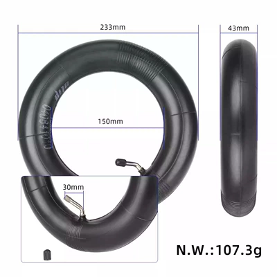 Elektrikli avtomobil şinləri 10X2.50 Outer Tire Inner