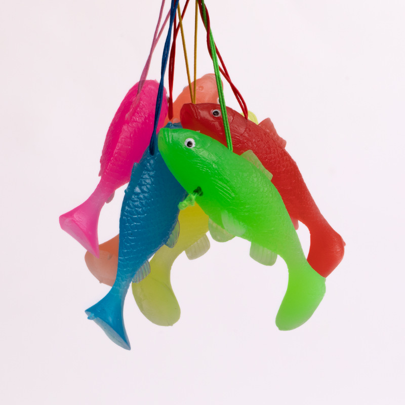 TPR仿真金鱼 可爱金龙鱼 仿真鲤鱼玩具洗澡戏水捞鱼玩具套装