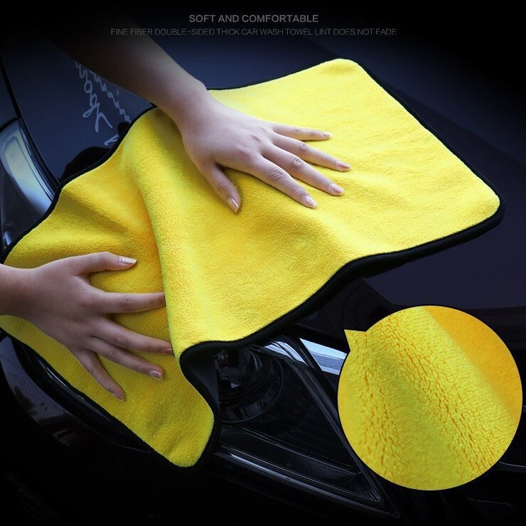 Car Cleaning Towel, Car Wiping Towel, Absorbent, Lint-Free, Thickened Car Wash Towel, Extra Thick Cleaning Cloth Car Cleaning Towel, Car Wiping Towel, Absorbent, Lint-Free, Thickened Car Wash Towel, Extra Thick Cleaning Cloth
