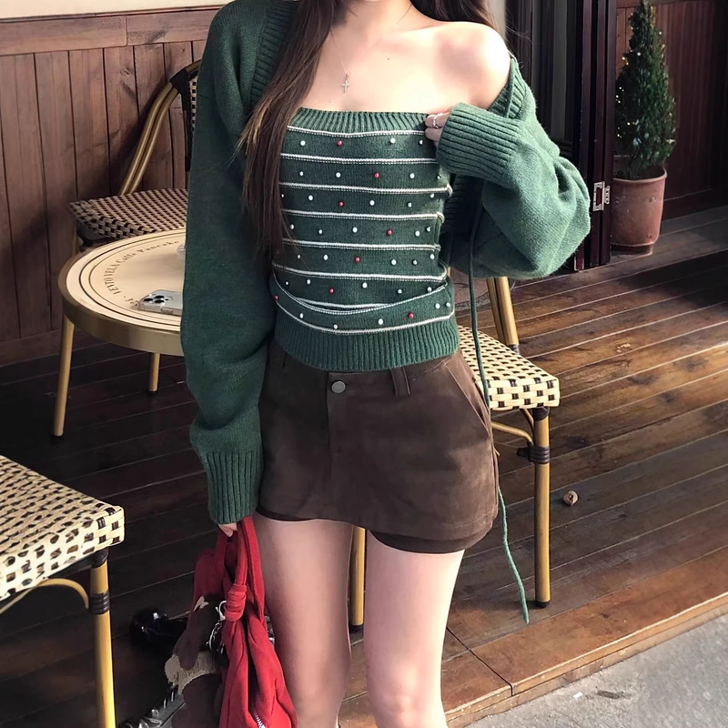 Old Money Style Suede Brown Wide-Leg Shorts for Women 2026 Autumn and Winter New High-Waisted Straight Pants Hot Girl Skirt Pants Old Money Style Suede Brown Wide-Leg Shorts for Women 2026 Autumn and Winter New High-Waisted Straight Pants Hot Girl Skirt Pants