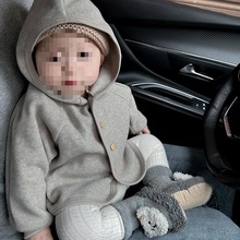 外套秋季宝宝早秋超洋气休闲婴幼儿毛绒外出开衫外套秋款0204A112