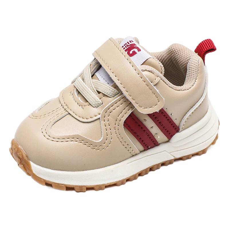 Нескользящая детская обувь для малышей на мягкой подошве, осенне-зимние кроссовки для мальчиков, цвет, соответствующий детской обуви на липучке для девочек, оптовая цена