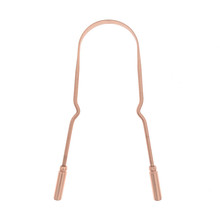 厂家供应纯铜U型刮舌器 舌苔清洁器刮舌头板舌头清洁口腔护理