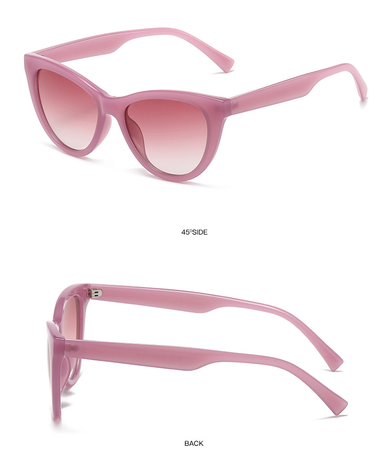 35g Weight Full Frame Glasses Structure Sunglasses Classification Ac, UV400 Protection Lens Material Cat Eye Glasses Style Outdoor, Travel Occasion Solid Color Pattern All Seasons Season Unisex Gender Retro, Classic Style Style Retro Classic Style Solid Color Ac UV400 Protection Cat Eye Full Frame Women's Sunglasses 21
