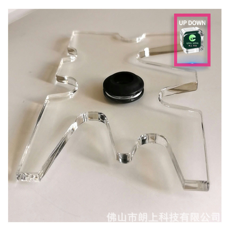 亚克力透明九球杆架杆头135MM升级版架杆器桌球台球用品鹿角架