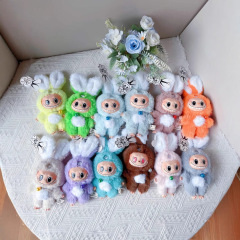 かわいいクロスボーダー海の赤ちゃん十二星座女装ウサギぬいぐるみ変身ベビーブララバッグペンダントキーホルダー