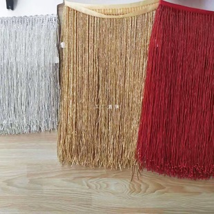Wholesale 40cm Gold Red Long Bead Tube Tassel Lace Wedding Dress Decoration Performance Clothing Beaded Hanging Beard