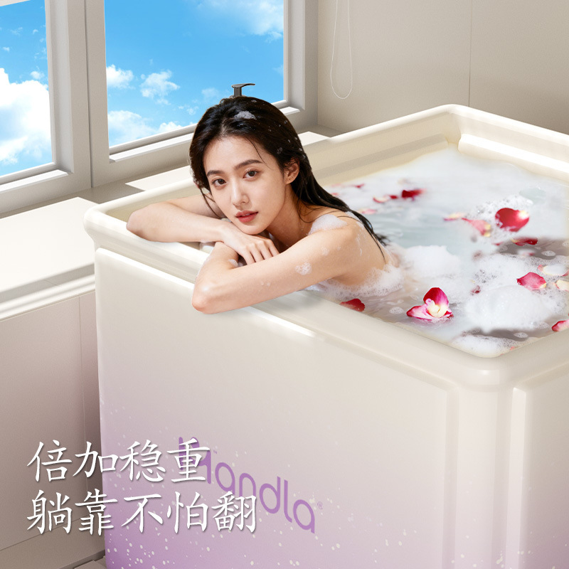 Folding Bath Bucket for Adults, Full Body Bath Bucket, Family Bathtub, Adult Bath Bucket, Japanese Style Large Thickened