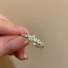 1# Butterfly Zircon Ring