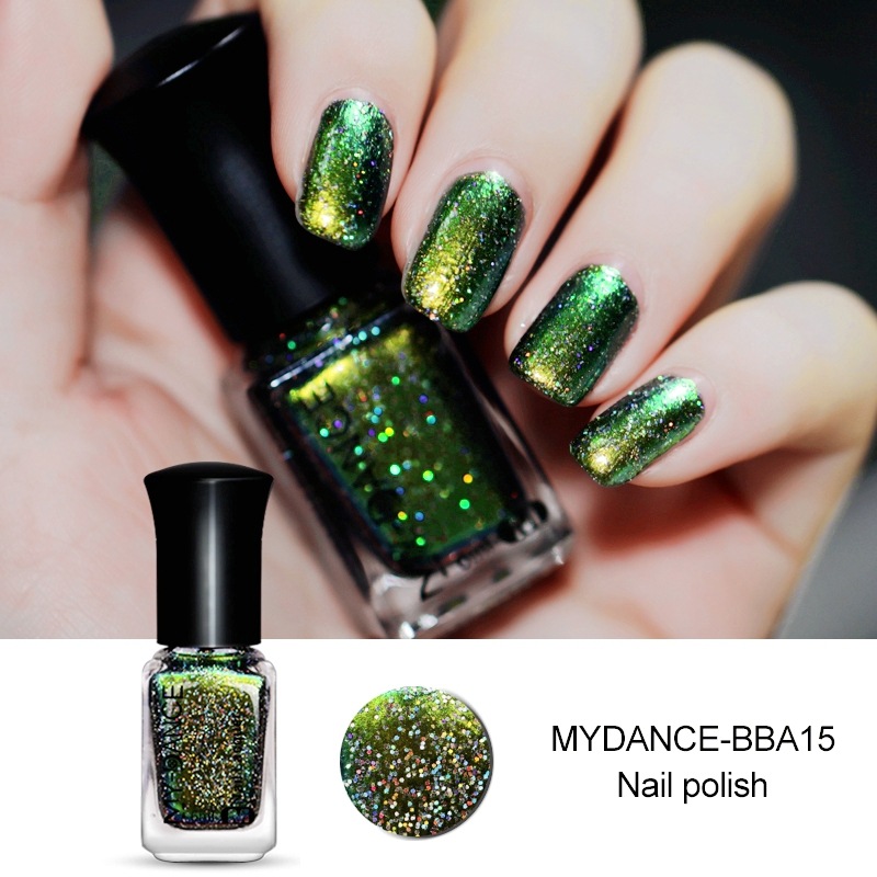 Nuevo esmalte de uñas camaleón aceitoso no pelado insípido de larga duración sin hornear fábrica al por mayor Internet celebridad cielo estrellado manicura