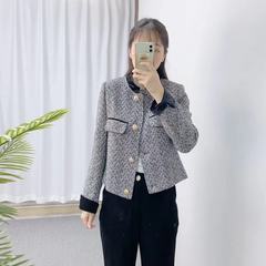 漢派ブランドコーナーの小香風コートの女性春と秋の気質の襟の短いコート936