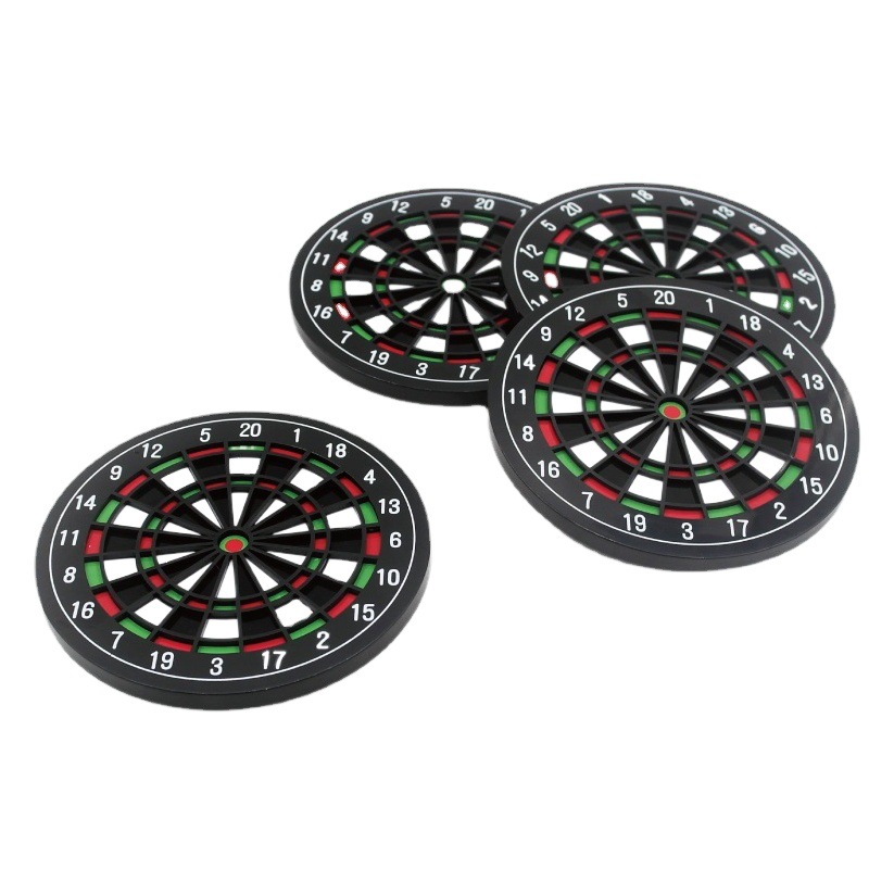 Posavasos de cerveza creativo dardo bandeja café cerveza té posavasos plástico ABS dardo objetivo placemat transfronterizo fabricante de productos