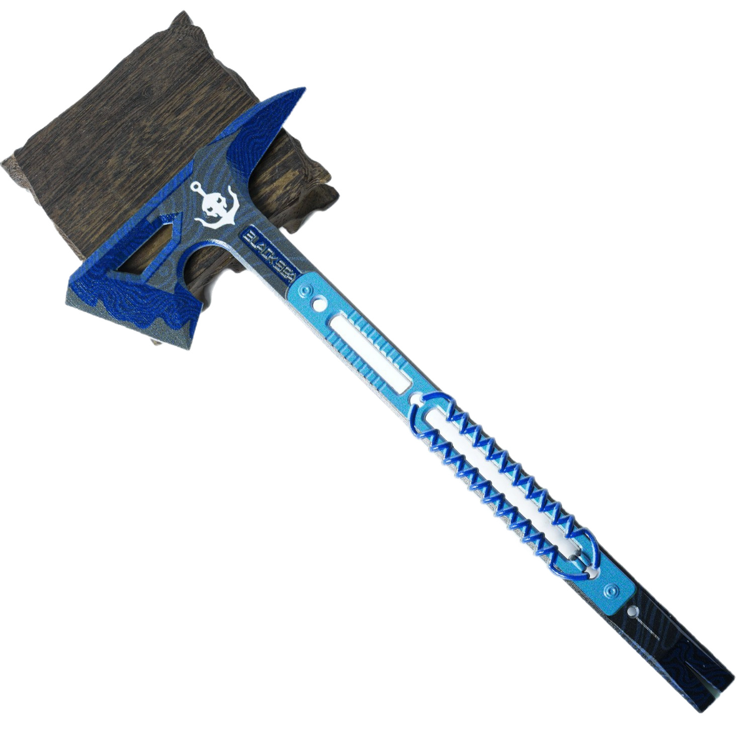Delta Force Peripheral Close Combat Weapon 1:1 Extra Large Alloy Black Sea Tomahawk Gradient Color Alloy